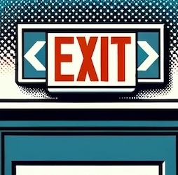 exit sign