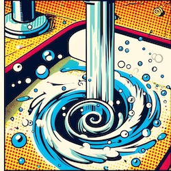 going down the drain