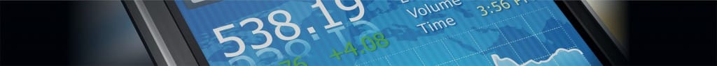 Mobile finance app image