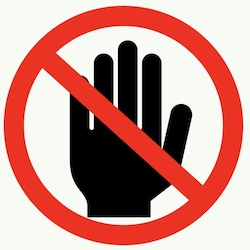 do not touch