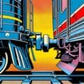 train buffers just touching giving support and resistance