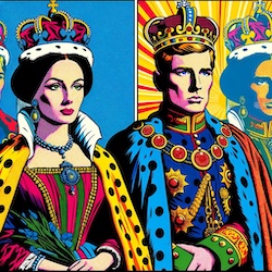 king queen power couple